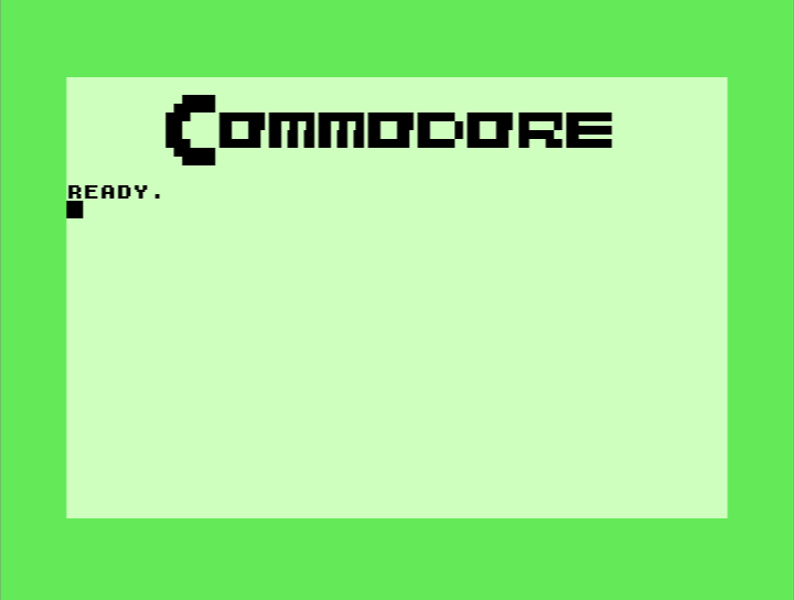 Commodore Text Monochrome