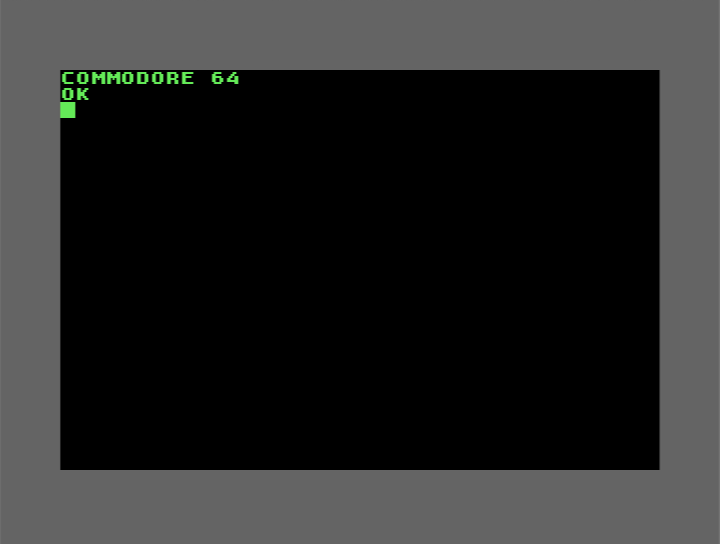 Just COMMODORE 64 — OK Only